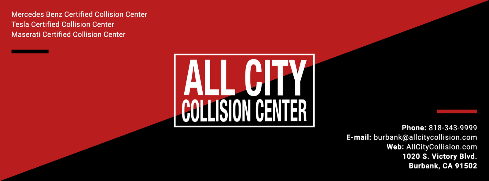 Auto Body Repair Shop Burbank